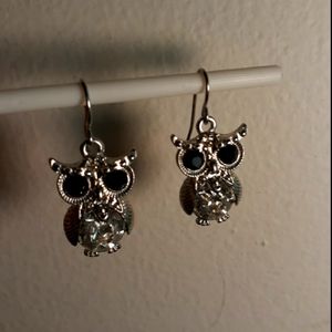 Dangly Owl Earring
